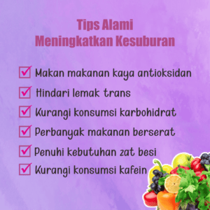Tips Alami Meningkatkan Kesuburan