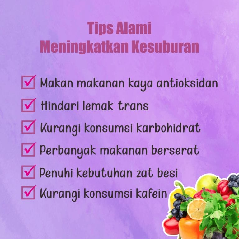 Tips Alami Meningkatkan Kesuburan